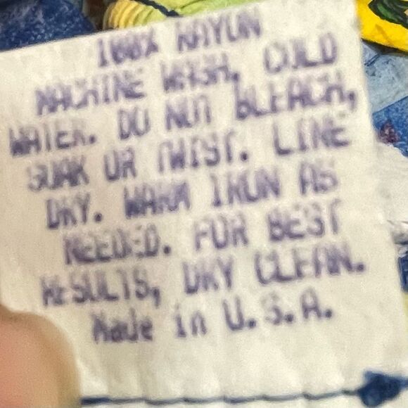 90s‎ Jams World Floral Tropical Flowy Printed Mini Dress Tiered Vintage S - Picture 10 of 10